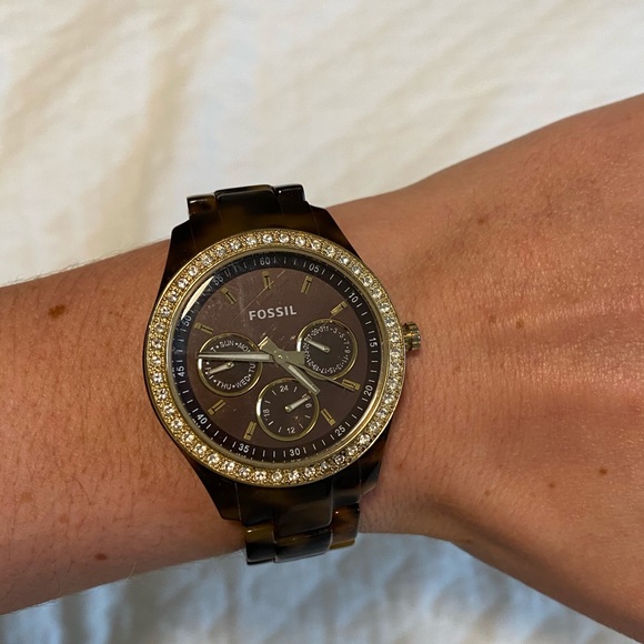FOSSIL tortoise watch - Picture 1 of 4